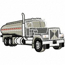 Truck Embroidery Design 6 Truck Embroidery Design 6